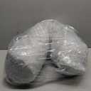 Roll Cervical Pillow for Neck Pain Relief 24IN Round Neck Pillows for Sleeping,Short Bolster Cushion for Legs and Back,Grey.24IN