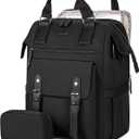 LOVEVOOK Laptop Backpack Women, Nurse Bags Teacher Work Backpack with Laptop Compartment, Water Resistant Computer Backpack Purse for Women College Business Travel Laptop Backpack, 15.6 Inch, Upgraded
