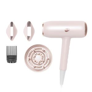 T3 Featherweight StyleMax Professional Ionic Hair Dryer with Custom Heat Automation & 4 Attachments,F ast Drying, Lightweight with 5 Heat & 3 Speed Settings,2 Concentrators, Diffuser & Smoothing Comb (1.5" Clip Iron, Satin Blush 