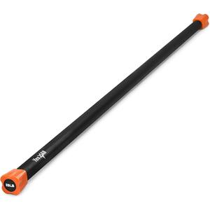 Yes4All Total Body Workout Weighted Bar, Resistance Band Bar, Racks for Strength Training, Exercise Bar for Yoga in Home and Gym - Single/Combo