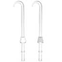 Waterpik Genuine Implant Denture Replacement Tips, Water Flosser Refill Heads Nozzles, DT-100E, 2 Count (assorted colors)