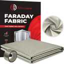 ATMOSURE Faraday Fabric & Tape Kit, 1 Yard (44 x 36 in) - EMF Blocker and RF Shielding for DIY Faraday Bags, RFID Protection, Copper-Nickel Material