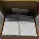 HIG Off-White Chic Full Bed Skirt - Easy Fit Scallop Edge Pleated Bedskirts, 14 Inch Drop Anti-Slip Dust Ruffle, Thick Fabric for Enhanced Privacy, Pre-Washed for Long-Lasting Use(N60022)