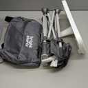 Bright Starts Pop 'N Sit Portable Booster, Indoor/Outdoor Use, Floor Seat with Feeding Tray, Grey, 6 Mos - 3 Yrs (1 Count (Pack of 1), Gray 2)