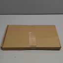 Desktop Bookshelf Organizer, Wood Office Tabletop Book Storage Rack, Tilting Bookcase for Books/CDs/Magazine Display (Black)