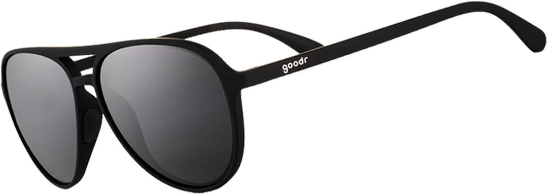 goodr Mach G Polarized Sunglasses Women & Men
Large Sized, Aviator Frames, UV400, Non-Reflective/Mirrored Lenses, No Slip, Multi Colors