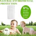 6 Ply Cloth Diapers Burp Cloth, Fasoar Thick Washable Absorbent Cotton Diaper for Babies and Toddlers Multi-Use 6 Count