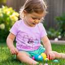 Girls Easter Shirts Kids Cotton Graphic Tees Casual T-Shirts 3-7 Years