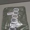 Seasonwood Sage Green Boho Shower Curtain with Tassel 72" W x 72" L Farmhouse Striped Shower Curtains for Bathroom Fabric Shower Curtains Bath Decor