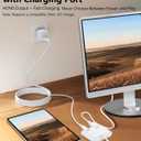 Lightning to HDMI Adapter for iPhone, [Apple MFi Certified] Digital AV Dongle,1080P Sync Screen Cable with Lightning Charging Port for iPhone, iPad to TV/Projector/Monitor No Need Power Supply