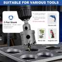 4-3/4" (120mm) Tungsten Carbide Tip Hole Saw,Hole Saw with M2 Pilot Drill bits for for Hard Metal Stainless Steel, Metal, Iron, and Plastic,25mm Drilling Depth (4-3/4" (120mm)