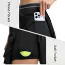 M MAELREG Golf Skirts for Women High Waisted Quick Dry Moisture-Wicking Pleated Athletic Tennis Skirts with Pockets Workout