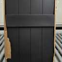 Ekena Millwork Lifetime Vinyl LL1S14X06700BL Standard Cathedral Top Center Mullion, Open Louver Vinyl Shutters, w/Installation Shutter-Lok's & Matching Screws (Per Pair), 14 1/2"W x 67"H, Black, 14.5-in. W x 67-in. H