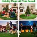 Artificial Grass Turf Outdoor for Garden Landscape Decoration, Fake Rug Mat with Drainage Holes,Synthetic Grass Lawn for Balcony,Backyard,Patio,Gate,Pool Deck, Dog Potty Training Grass 4ftx6ft