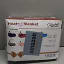 Homemate Electric Heated Blanket Full - 72"x84" Heating Blanket Full Size 1/2/4/6/8 Hours Auto-Off 10 Heat Level Over-Heat Protection Flannel Sherpa Big ETL Certification (02 - Navy Blue)