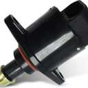Tesnaao 1 PC Idle Air Control Valve, Car Stepper Motor, Auto Replacement Parts #90380 10526 90325864, Compatible with Jeep Nissan (Black)