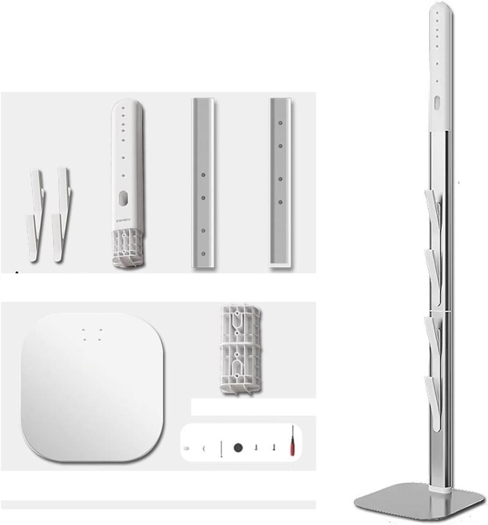 Vacuum Cleaner Stand Storage Bracket, Adjustable Height No Punching Rack  Accessories Holder, Compatible for Dyson V10, V11, V15, V12slim(S3-Carbon Steel Base)