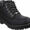 Skechers Men's Verdict Men's Boot (10, Black Waterproof Oiled Smooth Leather)