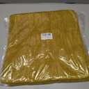 Pack of 2, Chenille Throw Pillow Covers 24x24 Inch Mustard Yellow Decorative Pillowcase Boho Farmhouse Cushion Covers Soft Couch Cushion Case for Couch Sofa Bedroom Living Room