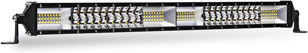 Samman 20Inch LED Light Bar 136 Beads Spot Flood Combo Beam Driving Light Off Road Light for Truck Pickup SUV 1PCS