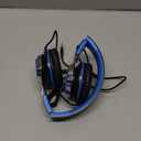 AILIHEN C8 Kids Headphones Wired, OnEar Headphones with Microphone and Volume Control Foldable Corded Stereo 3.5mm Headset for School Teens Smartphones Chromebook Laptop Tablets Travel (Black Blue)