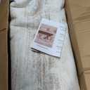 Soalmost 8x10 Area Rugs for Living Room, Washable Neutral Rug Beige Ivory