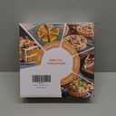 4, 7, 9 Inches Springform Pan Set of 3304 Stainless Steel Nonstick Springform Cake Pan Set with Removable Bottom, 10 Inch Leakproof Silicone Cheesecake Pan Protector with 60 Pcs Parchment Paper