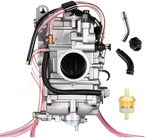 PUCKY Carburetor for YAMAHA YZ400F 1998-1999,YZ426F 2001-2002,YZ450F 2003-2009 WR400F 1998-2000 WR426F 2001-2002 WR450F 2003-2011 Replace for KEIHIN Flat side FCR40 FCR 40mm