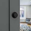 Kwikset 660 Deadbolt Deadbolt Lock, Matte Black Round Exterior Keyed Front Entry Door, Pick Resistant SmartKey Rekey Security, Single Cylinder Dead Bolt