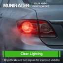 Munirater Left Tail Lights Replacement for Corolla 2011 2012 2013 Rear Light Driver Side 8156002580