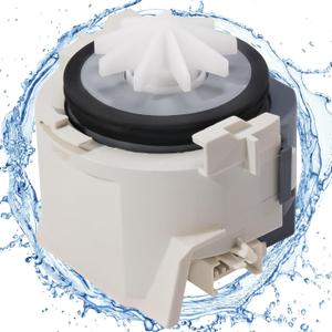 UPGRADED DD31-00016A Dishwasher Drain Pump Motor, Compatible with Samsung Dishwasher Motor Parts, Drain Pump Part Number DD31-00016A AP5917178, PS606350