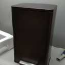 50 Liter / 13.2 Gallon Soft-Close, Smudge Resistant Trash Can with Foot Pedal and Built in Filter- Brown (Large)