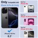 Vofolen for iPhone 16 Pro Case Wallet with Card Holder [Store 2 Cards] + Stand Heavy Duty Shockproof Protective Wallet Phone Case for iPhone 16 Pro for Men Women, 6.3 Inch Red