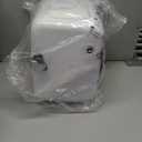 CROWNFUL Mini Fridge, 4 Liter/6 Can Portable Cooler and Warmer Personal Refrigerator for Skin Care, Cosmetics, Beverage, Food,Great for Bedroom, Office, Car, Dorm, ETL Listed (White)