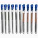 Stainless Steel 3D Printer Nozzle Cleaning Needle Tool Kit, Contains 0.15mm, 0.2mm, 0.25mm, 0.3mm, 0.35mm, 0.4mm, 0.5mm, 0.6mm, 0.8mm, 1.0mm Drill bit for 3D Printer Accessories, 50PCS