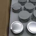 Mason Jars 8 oz 30 Pack- Small Mason Jars With Silver Lids -1/4 Quart Canning Jars| Storage Glass Jars With Lids For Jelly, Jam, Honey, Pickles - Spice Glass Jars - With 30 Chalkboard Labels