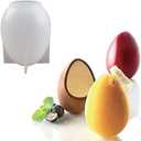 2 x Easter 3D Egg Silicone Molds for Candle Mousse Cake Chocolate Candy Pastry Soap Muffin Dessert DIY Baking Tool (1)