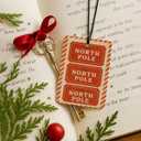 Red Christmas Berry Car Air Freshener 4 Pcs, Retro Winter Snowflake Christmas Hanging Air Freshener for Cars Closet Drawer Books, Xmas Car Accessories Mirror Decor for Women