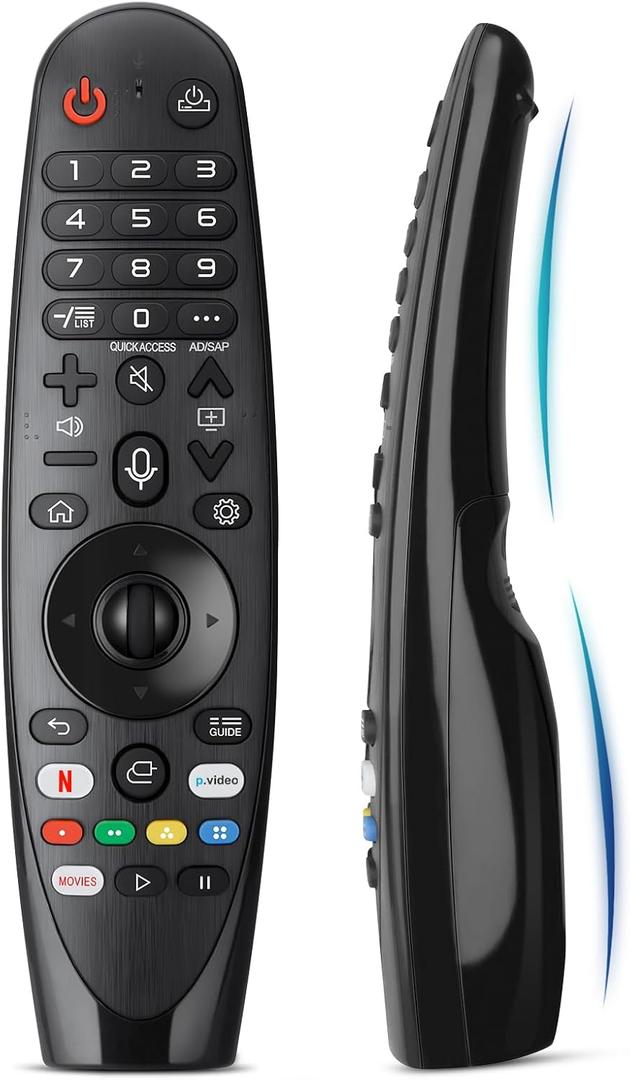 VoiceMagicforLGTVRemoteControlReplacement Compatible with LG Smart OLED Thinq Webos TVs for AKB75855501 ANMR24gn MR23gn MR22gn MR21ga MR20ga