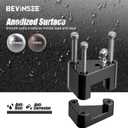 Bevinsee Quick Shift Short Gear Shifter Compatible with Ford Fiesta MK7 ST Hatchback 2014-2018 1.6 Ecoboost Aluminium Black
