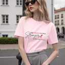 Breast Cancer Awareness Shirt for Women Pink Ribbon T Shirt Heart Graphic Hope Tee Tops (Pink, M)
