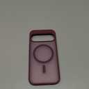 Vansdon for Google Pixel 10/10 Pro Case, Compatible with MagSafe, Magnetic Translucent Matte Slim Protective Cover with 1 Screen Protector - Military-Grade Drop Protection (Wine Red)