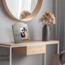 MIMOSA MOMENTS Silver Metal Wedding Photo Frame,4X6 Mr. and Mrs. Picture Frame for Couples, Display on Tabletop