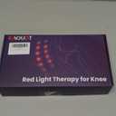 3D Knee Massager with Heat and Red Light Therapy, Wireless 5000mAh Heated Knee Brace Massager for Pain Relief, 5-Level Intensity & 3-Mode Vibration & 3 Heat Settings for Joint Pain Relief Black