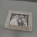 Mud Pie Horizontal Flower Mini Frame; 5.5" x 4.25"