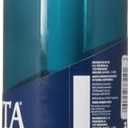 Brita Hard-Sided Plastic Premium Filtering Water Bottle, BPA-Free, Reusable, Replaces 300 Plastic Water Bottles, Filter Lasts 2 Months or 40 Gallons, Includes 1 Filter, Sea Glass - 26 oz.