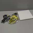 Patelai 130 Feet Glitter Star Garland Banner Decoration Hanging String Star Supplies Party Gold Black Party Decor for Valentines 2026 Graduation Wedding Birthday Festival (Gold and Black)