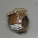 SunGrow Leopard Gecko Coconut Husk Hut with Ladder, with Shell Opening, Cave Habitat with Hanging Loop, 1 Pc per Pack