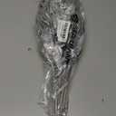 Sea Team 6-Pack Artificial Glitter Leaf Ornaments, Decorative Sticks, Glittery Twigs, Stems, Picks, Branches for Christmas Tree, Wreath, Vase Fillers for Centerpieces, Home Dcor, Silver