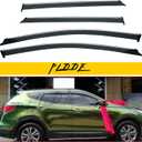 4Pcs Window Visors Rain Guards Compatible with 2013-2018 Santa Fe